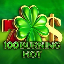 Logo of 100 Burning Hot from Amusnet Interactive at Tikal Casino