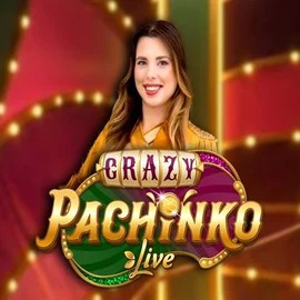 Crazy Pachinko online game logo by Evolution on tikalscasino.de