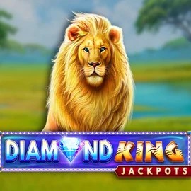 Diamond King Jackpots game by SpinPlay Games – logo hosted on Tikal Casino