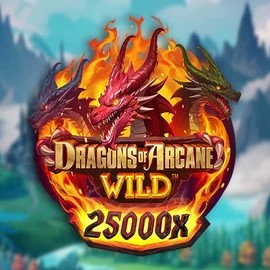 Dragons of Arcane Wild slot logo by Foxium at Tikal CasinoDragons of Arcane Wild
