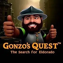 Gonzo's Quest slot icon by NetEnt, available at Tikal Casino