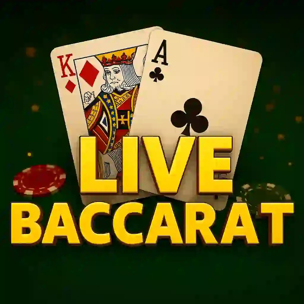 Official Live Casino logo: Live Baccarat by Evolution at Tikal Casino