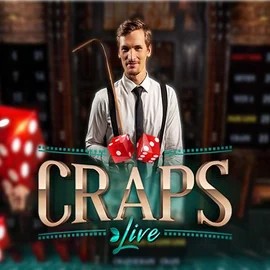 Live Craps logo by Evolution at Tikal Casino