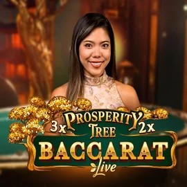 Prosperity Tree Baccarat slot logo by Evolution at Tikal Casino