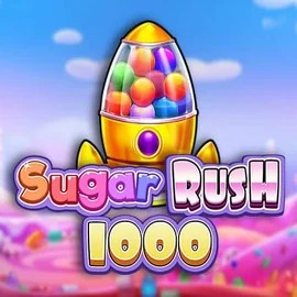 Sugar Rush 1000 slot logo by Pragmatic Play at Tikal CasinoSugar Rush 1000